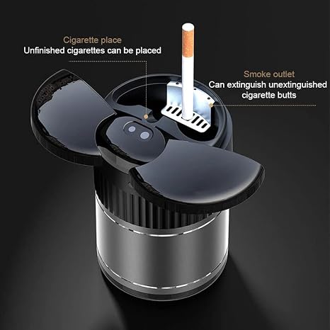 Car Smart Ashtray Automatic Opening Closing
