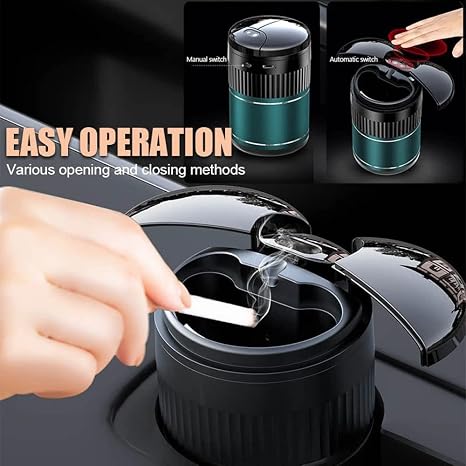 Car Smart Ashtray Automatic Opening Closing