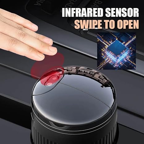 Car Smart Ashtray Automatic Opening Closing