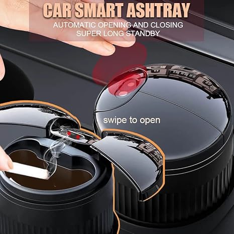 Car Smart Ashtray Automatic Opening Closing