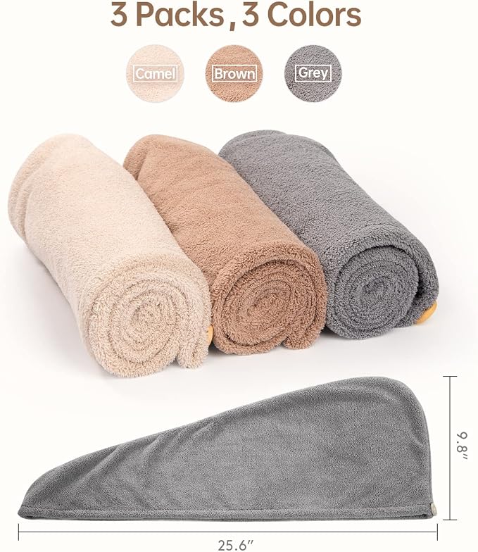 Microfiber Hair Towels Wrap