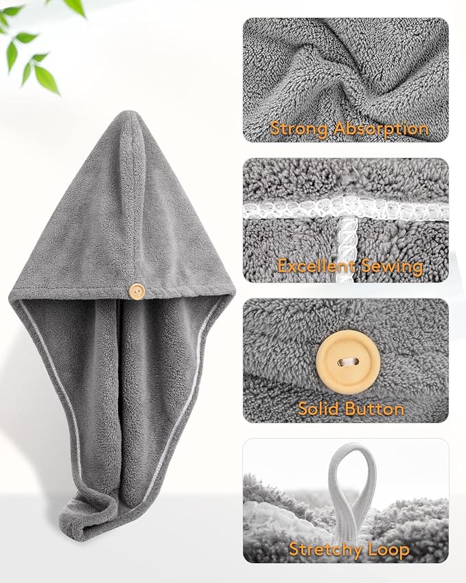 Microfiber Hair Towels Wrap
