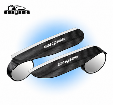 2-in-1 Blindspot mirrors with Rain Guard - (Pair of 2)